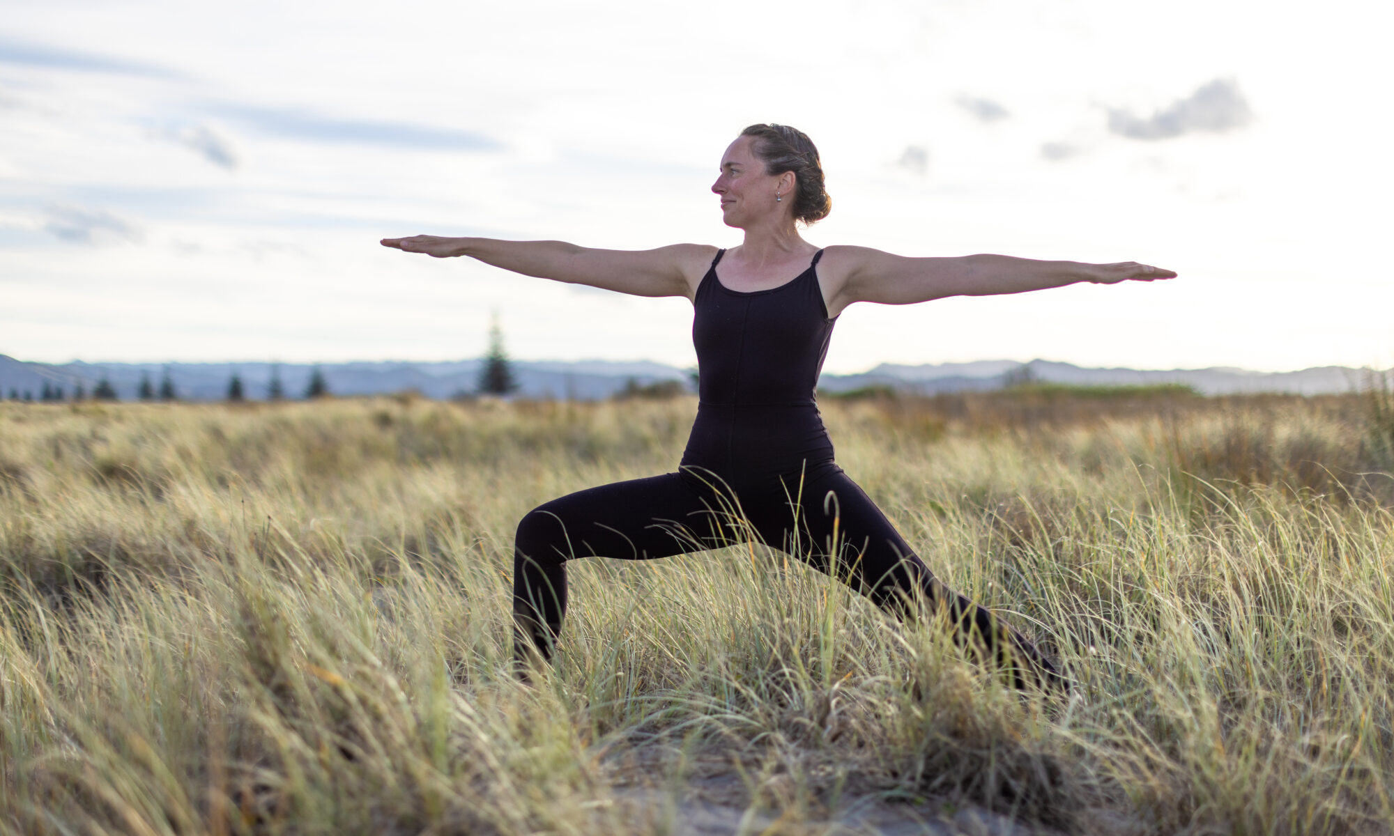 Laurine Vadon Virabhadrasana - Photo Damon Meade